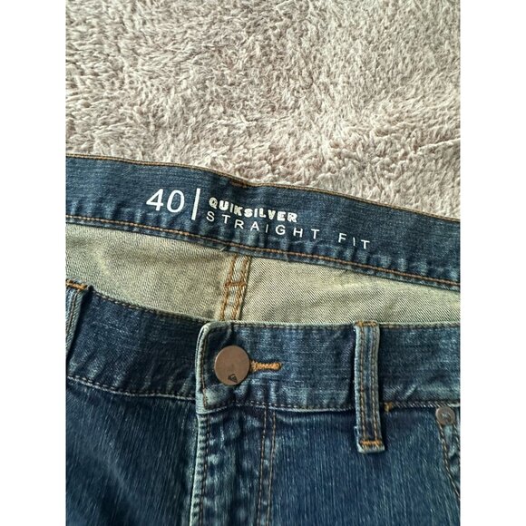 Quiksilver Men’s Jeans Revolver Straight Fit Blue Size 40 x 32  New - Picture 9 of 16